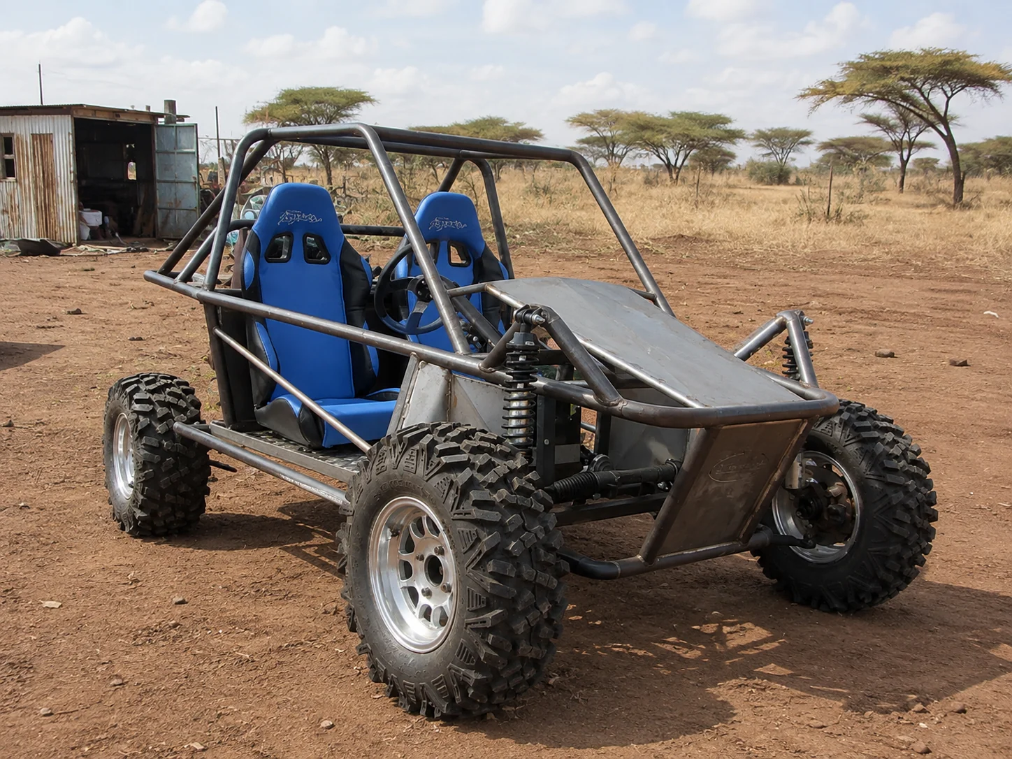 Illustrative project: Custom off-road cross buggy on a dirt track in Kenya