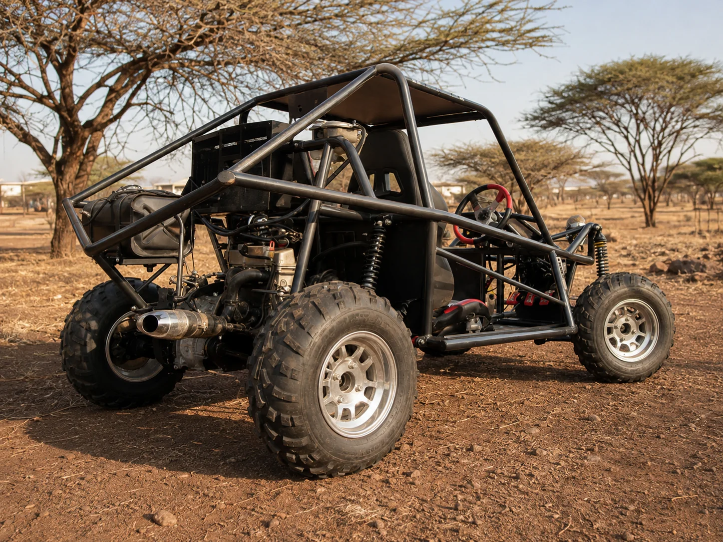 Off-road buggy viewed from the rear in Kitengela